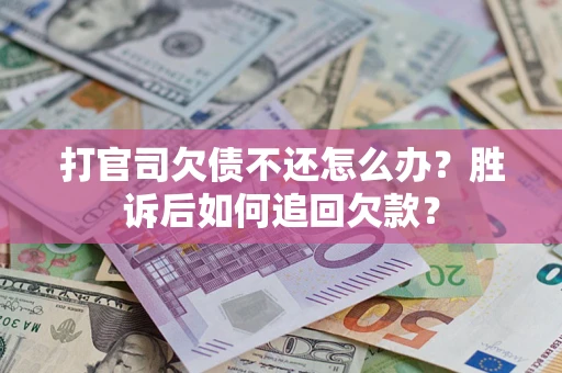 武汉打官司欠债不还怎么办？胜诉后如何追回欠款？