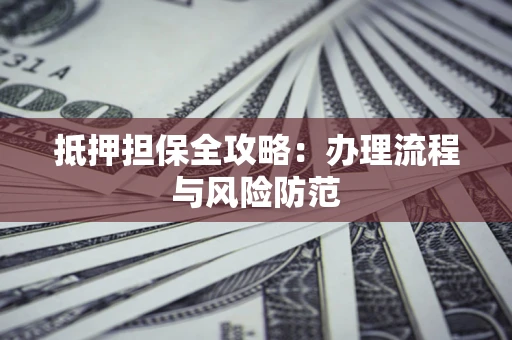 武汉抵押担保全攻略：办理流程与风险防范