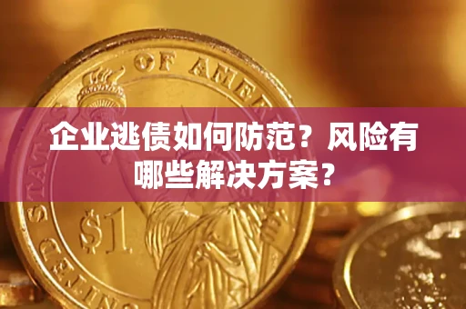 武汉企业逃债如何防范？风险有哪些解决方案？