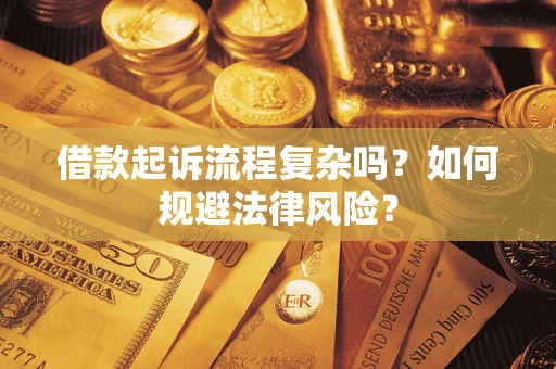 武汉借款起诉流程复杂吗？如何规避法律风险？