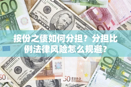 武汉按份之债如何分担？分担比例法律风险怎么规避？