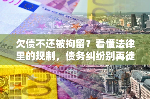 武汉欠债不还被拘留？看懂法律里的规制，债务纠纷别再徒劳奔波