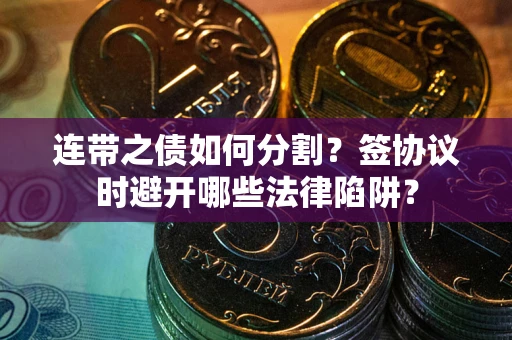 武汉连带之债如何分割？签协议时避开哪些法律陷阱？