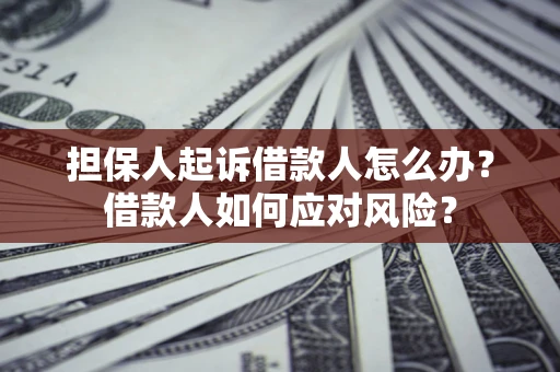 武汉担保人起诉借款人怎么办？借款人如何应对风险？