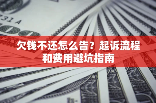 武汉欠钱不还怎么告？起诉流程和费用避坑指南