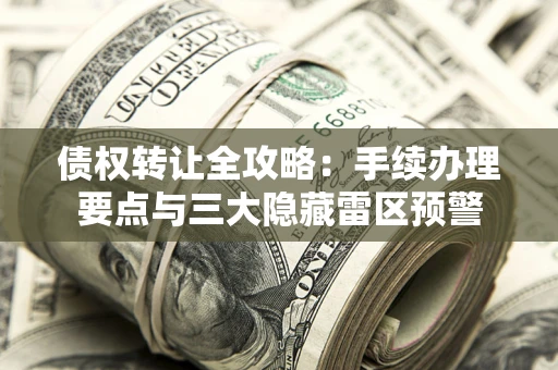 武汉债权转让全攻略：手续办理要点与三大隐藏雷区预警